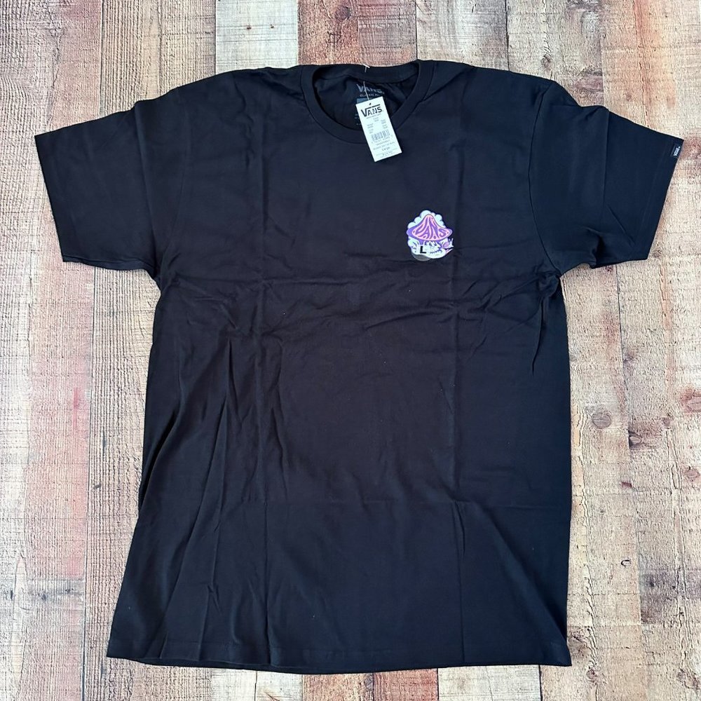 Vans Cloudy Day Mushroom graphic t-shirt men's Large